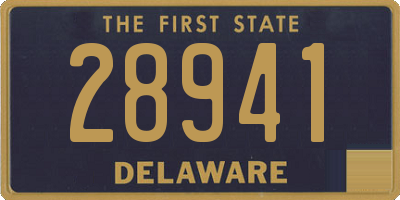 DE license plate 28941