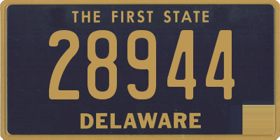 DE license plate 28944