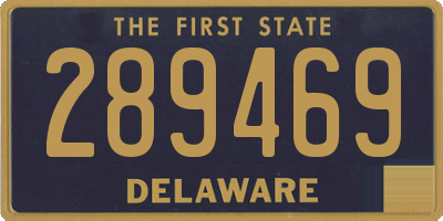 DE license plate 289469