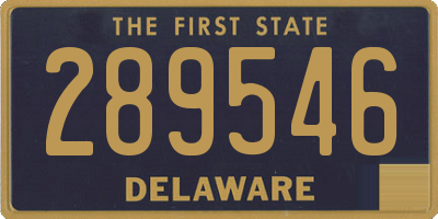DE license plate 289546