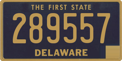 DE license plate 289557