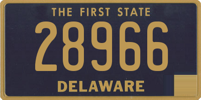 DE license plate 28966