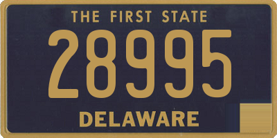 DE license plate 28995