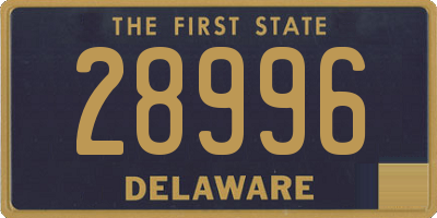 DE license plate 28996