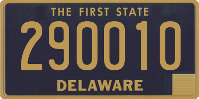 DE license plate 290010