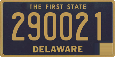 DE license plate 290021