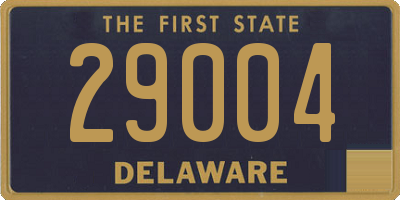 DE license plate 29004