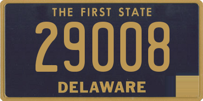 DE license plate 29008