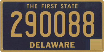 DE license plate 290088