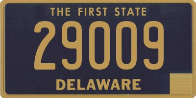 DE license plate 29009