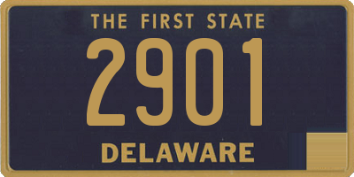 DE license plate 2901