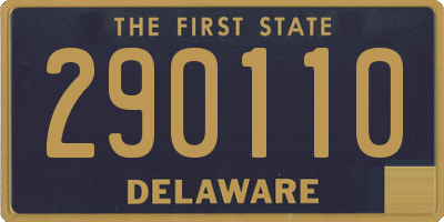 DE license plate 290110