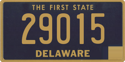 DE license plate 29015