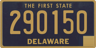 DE license plate 290150