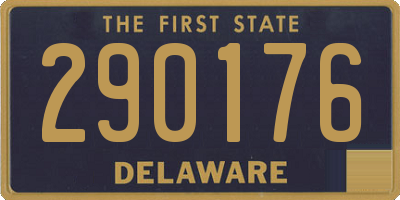 DE license plate 290176