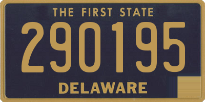 DE license plate 290195