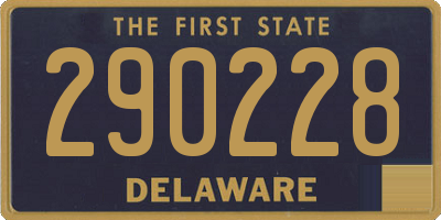 DE license plate 290228