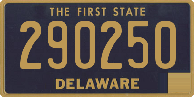 DE license plate 290250