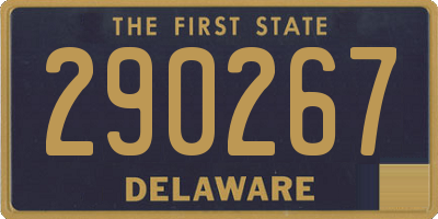 DE license plate 290267