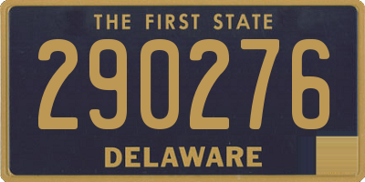 DE license plate 290276