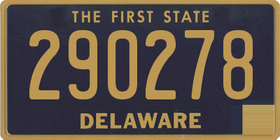 DE license plate 290278