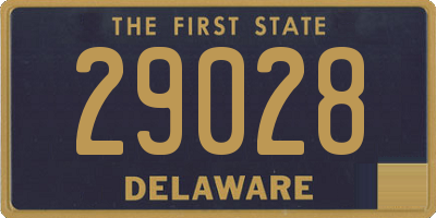 DE license plate 29028