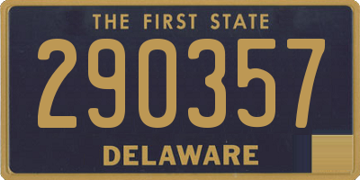 DE license plate 290357