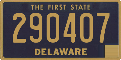 DE license plate 290407