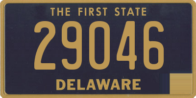 DE license plate 29046
