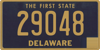 DE license plate 29048