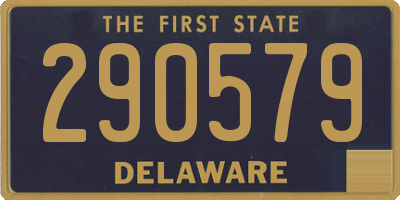 DE license plate 290579
