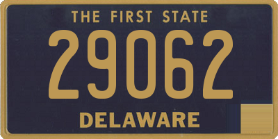 DE license plate 29062