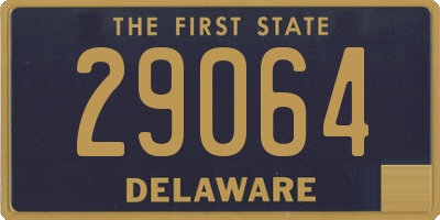 DE license plate 29064