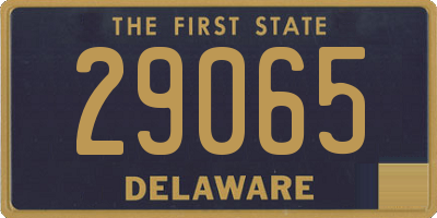 DE license plate 29065