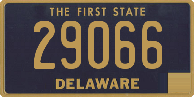 DE license plate 29066