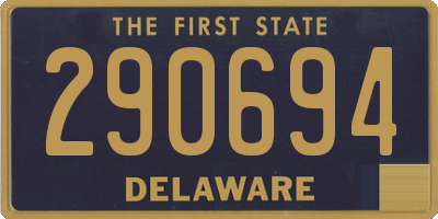 DE license plate 290694