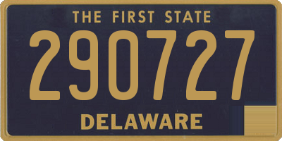 DE license plate 290727