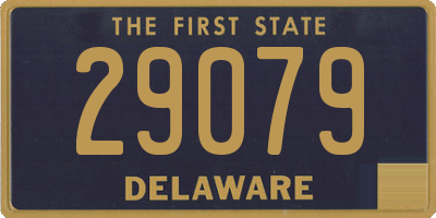 DE license plate 29079
