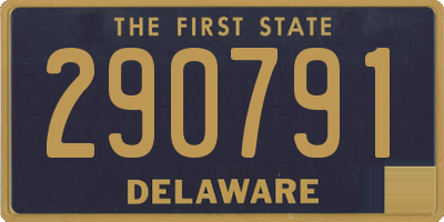 DE license plate 290791
