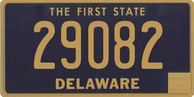 DE license plate 29082