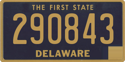DE license plate 290843