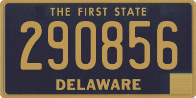 DE license plate 290856