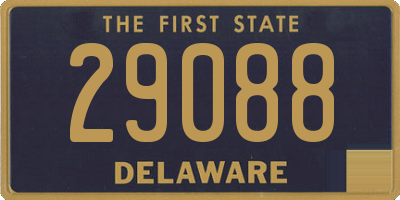 DE license plate 29088