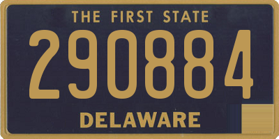 DE license plate 290884