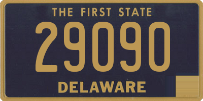 DE license plate 29090