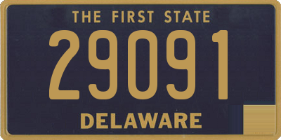 DE license plate 29091