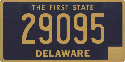 DE license plate 29095