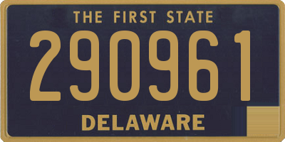 DE license plate 290961
