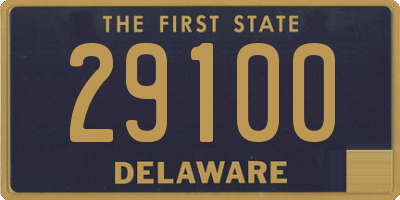 DE license plate 29100