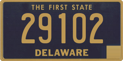 DE license plate 29102